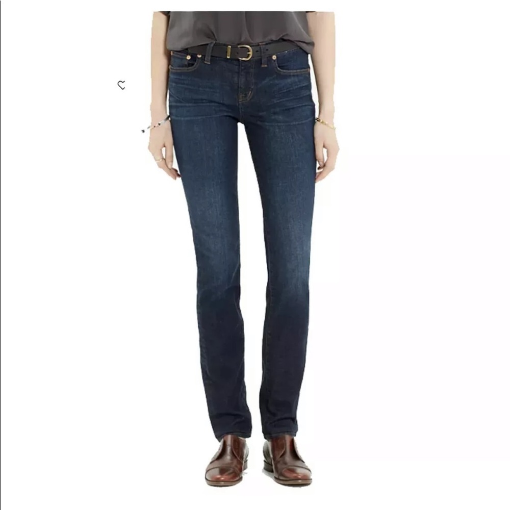 MADEWELL MID RISE STRAIGHT LEG JEANS  26x32